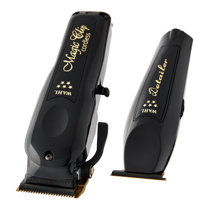 Wahl Barber Combo Cordless Black Magic Clip + Detailer