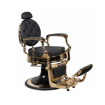 Dita Black Gold Chrome Barberchair