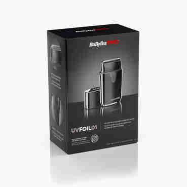 UVFOIL02 - METALEN SCHEERAPPARAAT MET DUBBEL SCHEERBLAD EN UV-ONTSMETING