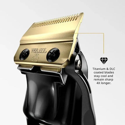 Wahl Magic Clip Cordless Hair Clipper Black Gold