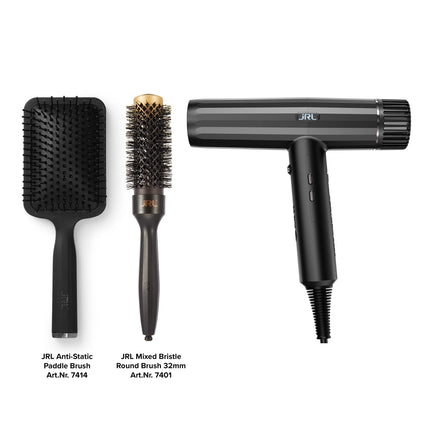 JRL Forte Pro 2020H Hair Dryer + Comb + Brush
