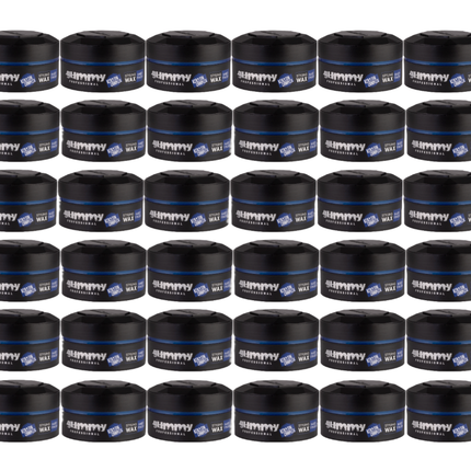 Gummy Styling Wax Hard Finish Blue Box 36 Pieces