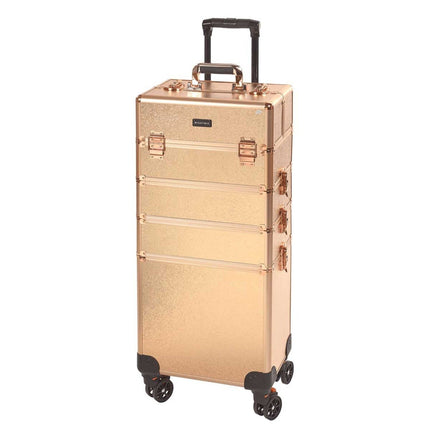 Sibel Trolley Suitcase Rose Gold
